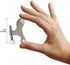5 Pack Rok Hardware Heavy Duty Hinge Pin Door Stop, Brushed Nickel ROKDSP1BN