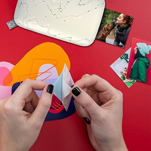 HP Sprocket 2.3 x 3.4 Premium Instant Zink Sticky Back Photo Paper (50 Sheets) Compatible with HP Sprocket Select and Plus Printers.