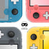 Ferkurn Joystick Replacement Cap Thumb Grip Compatible with Switch Joy-con Switch OLED& Switch Lite, Joycon Grip Button Stick Cover Controller 3D Analog Skin Replacement Part Repair Kit Accessories