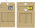 Legal Yellow Plaintiff's Exhibit Blue Defendant's Exhibit Stickers 1.65 X 1 Inches - Color-Coded Exhibit Labels 400 Stickers Per Pack