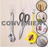 QUALIALL Adhesive Hooks, 20 Packs, 33lbs/15kg Premium Heavy Duty Wall Ceiling Hooks for Hanging, Damage Free, Clear Sticky Hanger for Kitchen, Bathroom Shower Outdoor Use.