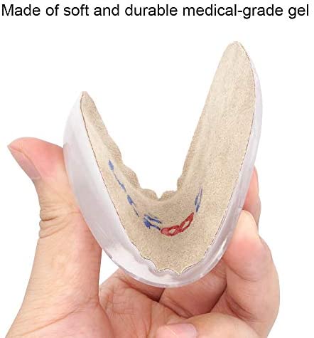 Dr.Foot Height Increase Insoles, Heel Cushion Inserts, Heel Lift Inserts for Leg Length Discrepancies (Large (1" Height))