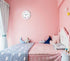 Lumuasky Colorful Wall Clock for Kids 12 Inch Silent Non-Ticking Battery Operated Clock for Nursery Classroom School Office Bedroom Living Room Kitchen