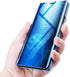 AICase Galaxy Note 9 Case, Luxury Translucent View Window Front Cover Mirror Screen Flip Smart Electroplate Plating Stand 360 Full Body Protective Case for Samsung Galaxy Note 9 (Ocean Blue)