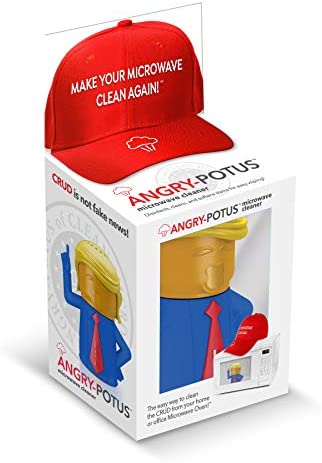 Microwave Steam Cleaner Angry POTUS Presidential Blue, It's HUGE
