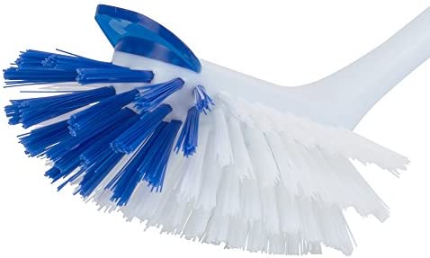 Dawn Radial Head Kitchen Brush, Blue & White