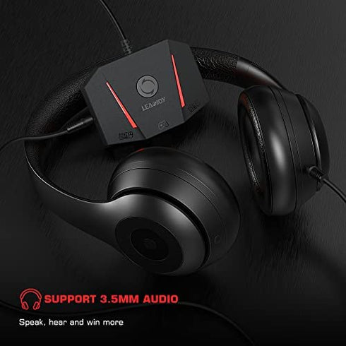 Leadjoy VX2 AimBox Game Console Keyboard and Mouse Adapter Wired Connection Converter Compatible with Nintendo Switch/Xbox Series X, Xbox One, PS4, PS5, with 3.5mm Audio
