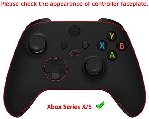eXtremeRate Clear Atomic Purple Controller Full Set Housing Shell Case w/Buttons for Xbox Series X/S, Custom Replacement Side Rails Front Back Plate Cover for Xbox Series S & Xbox Series X Controller
