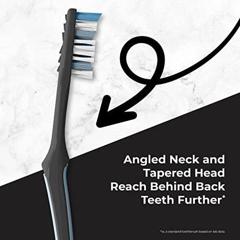 REACH ADVANCED DESIGN TOOTHBRUSH WITH MEDIUM BRISTLES, 3 COUNT