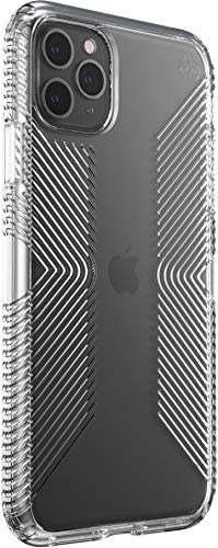 Speck Products Presidio Perfect-Clear with Grip iPhone 11 PRO Max Case, Clear/Clear (136509-5085)
