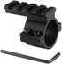 Higoo® 1-Inch 1" Scope Ring Adaptor W/Picatinny/Weaver Rail, Tactical Barrel Clamp Mount with Rail for Scope Flashlight Laser Sight