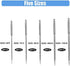 Sewing Machine Needles, 50 Count, Universal Regular Point for Singer, Brother, Janome, Varmax, Sizes HAX1 65/9, 75/11, 90/14, 100/16, 110/18