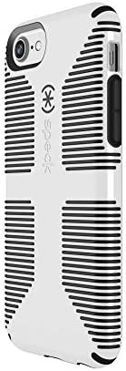 Speck Products CandyShell Grip iPhone SE 2020 Case/iPhone 7 Case (Also Fits iPhone 6 and iPhone 6S), White/Black