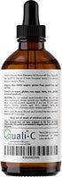 Codeage Black Elderberry Syrup, Vitamin C, Vitamin D, Zinc, Black Currant - Black Sambucus Liquid Drops Supplement for Kids & Adults – Elderberries Juice - Flavonoid, Vegan – 2-Month Supply – 4 fl oz