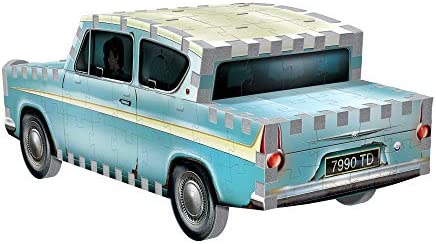 WREBBIT 3D Harry Potter – Flying Ford Anglia 3D Jigsaw Puzzle - 130 Pieces (W3D-0202)