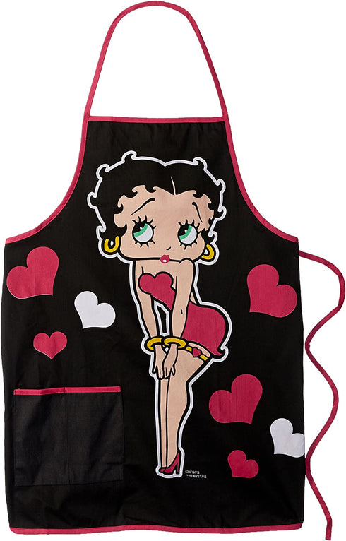 Spoontiques Betty Boop Apron, Black