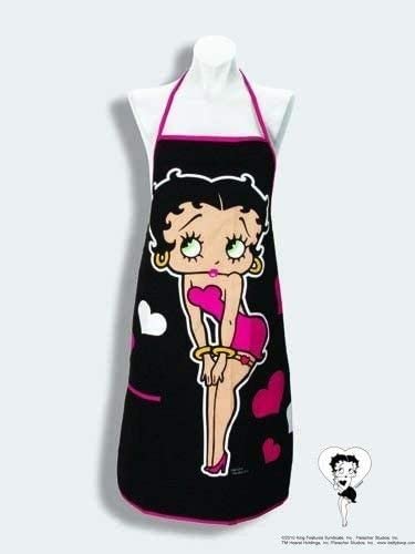 Spoontiques Betty Boop Apron, Black