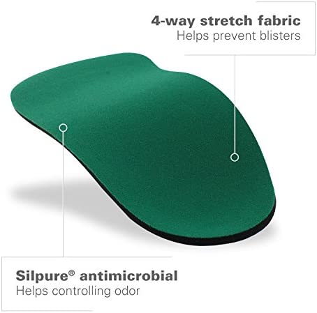 Spenco Rx Orthotic Arch Support 3/4 Length Shoe Insoles, Men's 14-15.5