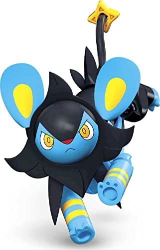 Mega Construx Pokemon Luxio Construction Set with Character Figures, Building Toys for Kids (67 Pieces)