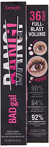 Benefit Bad Gal Bang Volumizing Mascara, Regular Size, 0.3 Fl Oz, Black