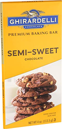 GHIRARDELLI Premium Baking Bar Semi-Sweet Chocolate - 4 oz.