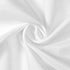 N&Y HOME Fabric Shower Curtain or Liner 36 x 72 Inches Bath Stall Size with 2 Bottom Magnets, Hotel Quality, Washable, Water Repellent, White Spa Bathroom Curtains with Grommets, 36x72