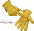 Heavy Duty Industrial Safety Gloves Hunting Gloves, Grain cowhide Leather Shooting Gloves for Driving/Riding/Gardening/Farm - Extremely Soft and Sweat-absorbent - Perfect Fit for Men & Women (Medium)