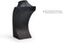 Oirlv Black Jewelry Display Bust Leather Necklace Display Stand for Show?H11.8inch?