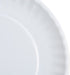 DII Melamine Reusable 9" Round Party or Picnic Plate, Set of 12, White