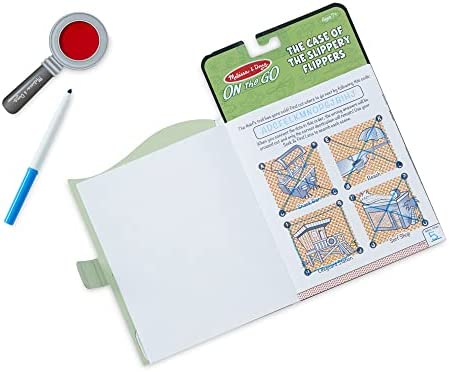 Melissa & Doug On the Go Secret Decoder Activity Book - The Case of the Slippery Flippers