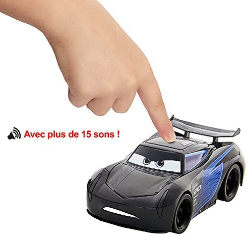 Disney Pixar Cars Track Talkers Jackson Storm, 6-in, Authentic Favorite Movie Character Sound Effects Vehicle, Fun Gift for Kids Aged 3 Years and Older