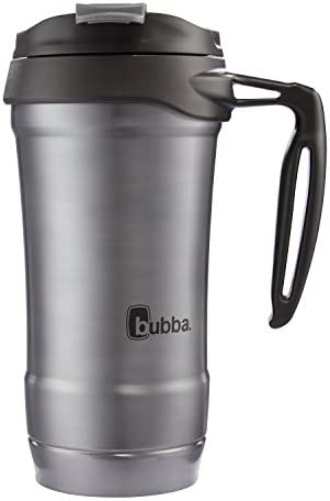 bubba Hero Dual-Wall Vacuum-Insulated Stainless Steel Travel Mug, 18 oz., Gunmetal