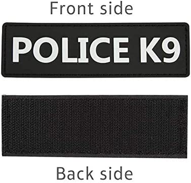 Excellent Elite Spanker 2 Pcs Magic Sticker Morale Patch Reflective Police K9 Patch in Training Puppy for Dog Harnesses & Vests