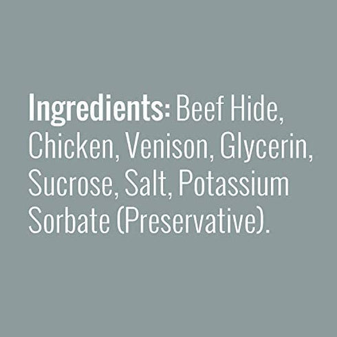 Good ’n’ Fit Small Rolls Made with Real Venison, 10 Count, Highly Digestible Rawhide for Dogs, Multicolor, Model Number: P-94431