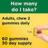 Nature Made High Absorption Magnesium Citrate 200 mg per serving, Dietary Supplement for Muscle, Nerve, Bone and Heart Support, 60 Gummies, 30 Day Supply