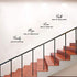 16.5 x 23.5 inches Faith Love Hope Quotes Wall Stickers Decals Decor, Removable DIY Saying Wall Art Decals Sticker, Easy Peel and Stick Wallpaper for Bedroom Living Room (Black)
