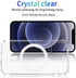 Ambar Compatible with MagSafe Case for iPhone 11 Pro (5.8 inch), Shockproof, Acrylic Back, Magnetic Transparent Case