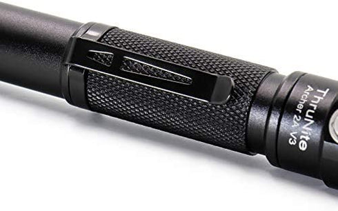 ThruNite LED Flashlight Archer 2A V3 500 Lumens CREE Portable EDC AA Flashlight with Lanyard, IPX8 Water-Resistant Dual Switch Outdoor Flash Light for Hiking, Camping, Everyday Use - CW
