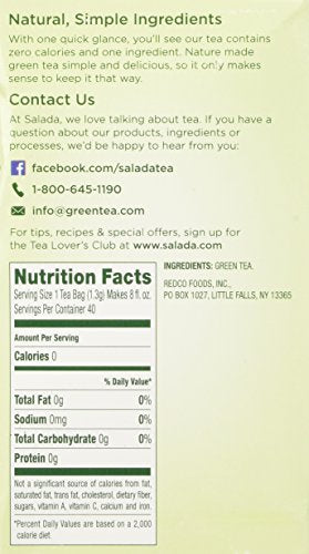 Salada Tea Green 100%,40 tea bags