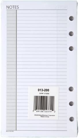Day Runner Undated Planner Notes Refill, 3.75 x 6.75 Inches (013-200)