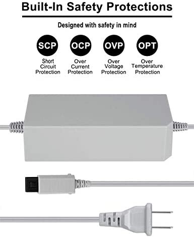 Wii Accessories Bundle - Wii AC Power Adapter Block, Composite AV Cable Cord and Wired Motion Sensor Bar for Wii