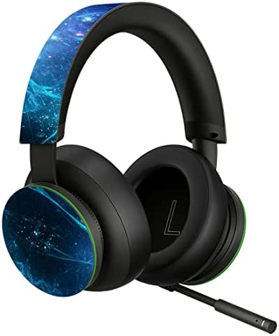 PlayVital Blue Nebula Custom Vinyl Skins for Xbox Series X, Wrap Decal Cover Stickers for Xbox Series X Console Controller