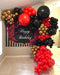 Red Black Metallic Gold DIY Balloon Arch Garland Kit-Party Supplies Metallic Gold, Red, Black Balloons for Baby&Bridal Shower, Birthday Party, Wedding, Grad, Anniversary Party