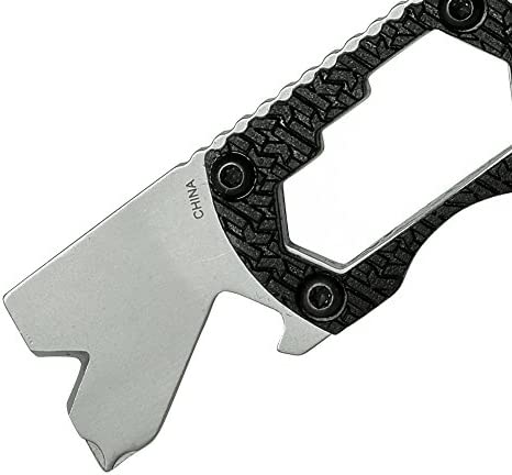 Kershaw PT-2 Compact Keychain Pry Tool (8810X); Features Bottle Opener, Two Screwdriver Tips, Pry Bar, Wire Scraper, Three Hex Drives; Made of 8Cr13MoV Stainless Steel; 0.8 OZ, 3.75 In. Overall Length