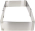 Utoolmart Stainless Steel Adjustable Square Cake Ring Mold,6 to 11 Inch Cake Mousse Mold for Baking 1Pcs,Gifts for Christmas