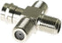 E-outstanding 3 Way Splitter Combiner 1PC RG6 Male to 3 Female 4 Way Coax Cable Splitter Adapter F-Type Connector for Video VCR Antenna TV Cable Satellite TV Tuner Antenna