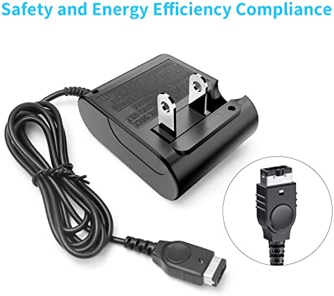 Gameboy Advance SP Charger, AC Adapter for Nintendo NDS and Game Boy Advance SP Power Charger, Wall Travel Charger Power Cord 5.2V 450mA for Nintendo DS Gameboy Advance Charger