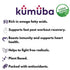 KUMUBA Organic Acai Powder, 4 Oz - Freeze-Dried | Antioxidants | Omega Fats | Superfood | gluten free | KUMUBA | Plant based | Sustainable agriculture | Berries | Smoothie | Acai Berry Plant
