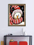 ACANDYL Paint by Number Snowman DIY Painting Paint by Number Kits for Adults Kids Beginner Christmas DIY Canvas Painting by Numbers Acrylic Painting Paint by Number Christmas Snowman 16x20 Inch