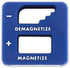 Katzco Precision Demagnetizer-Magnetizer - Pack of 3 Colors - Black, Red, Blue - for Screwdrivers, Small Tools, Small, Big Screws, Drills, Drill Bits, Sockets, Nuts, Bolts, Nails, Construction Tools